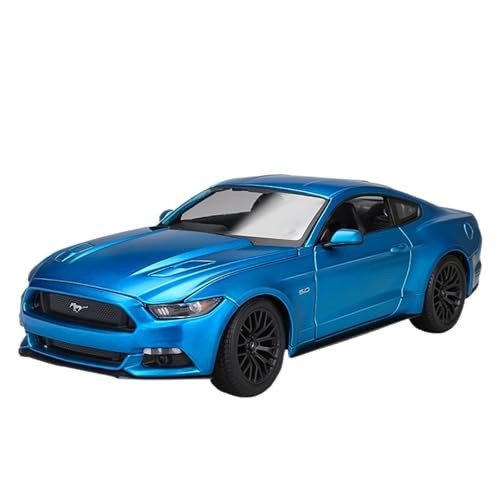 NNYIMJ for 1:18 Mustang 2015 GT Legierung Automodell Exquisites Automodell Druckgussmodell Auto Sammlerornament(Blue) von NNYIMJ