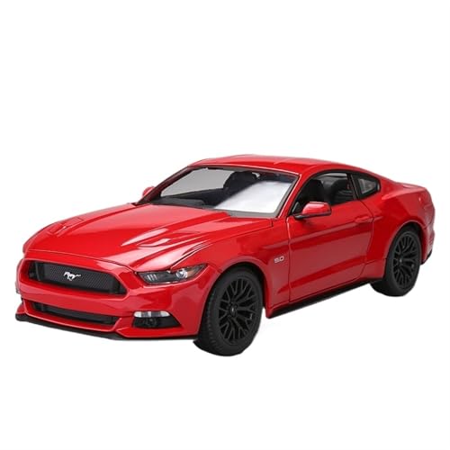 NNYIMJ for 1:18 Mustang 2015 GT Legierung Automodell Exquisites Automodell Druckgussmodell Auto Sammlerornament(Red) von NNYIMJ