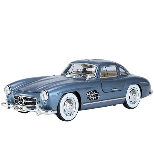 NNYIMJ for 1:24 BM 300SL Street Edition Rot Legierung Auto Druckguss Modell Sound & Licht Spielzeug Auto Sammler Ornament(Blue) von NNYIMJ