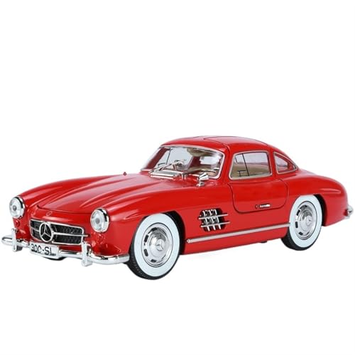 NNYIMJ for 1:24 BM 300SL Street Edition Rot Legierung Auto Druckguss Modell Sound & Licht Spielzeug Auto Sammler Ornament(Red) von NNYIMJ