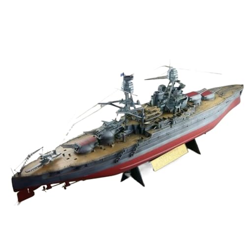 NNYIMJ for 1:700 US-Arizona-Schlachtschiffmodell Fertiges Militärmodell Zerstörer Kreuzer Spielzeugmodell Simulationsschiff Kreuzfahrtschiff Ornamente von NNYIMJ