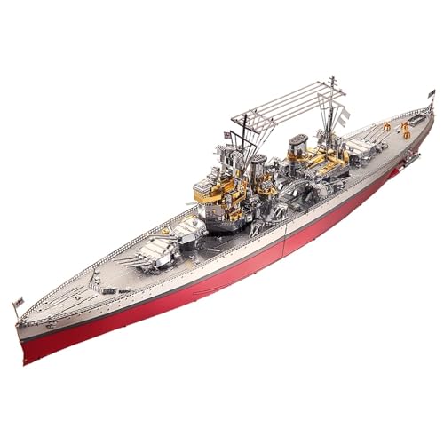 NNYIMJ for Erwachsene Denkaufgabe Geburtstag Piececool 3D-Puzzles Yamato Nagato-Klasse Schlachtschiff Modellbausatz DIY-Bootsspielzeug(HMS Prince of Wales) von NNYIMJ