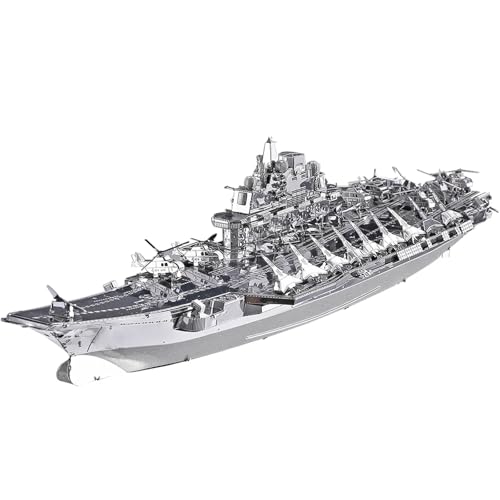 NNYIMJ for Erwachsene Denkaufgabe Geburtstag Piececool 3D-Puzzles Yamato Nagato-Klasse Schlachtschiff Modellbausatz DIY-Bootsspielzeug(PLAN LIAONING CV-16) von NNYIMJ