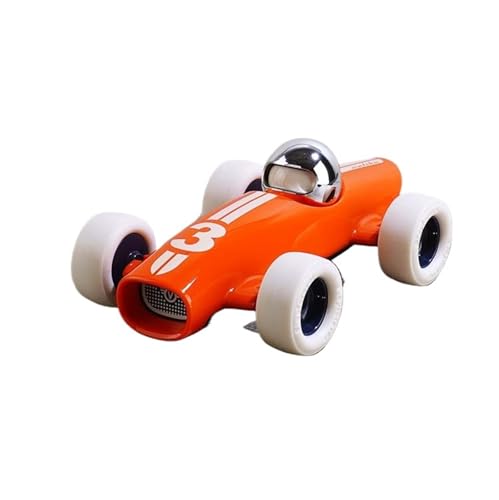 NNYIMJ Playforever Rennwagen Plastikspielzeug Legierung Automodell Autospielzeug Simulation Legierung Spielzeug Sammlung Ornamente(Orange) von NNYIMJ