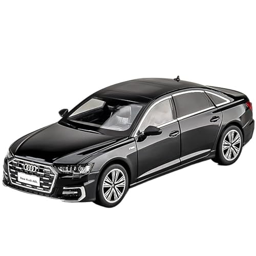 for 1/18 Neue A6 Limousine Legierung Modell Legierung Auto Modell Sound Und Licht Metall Spielzeug Auto Auto Modell Sammeln Ornamente(Black) von NNYIMJ