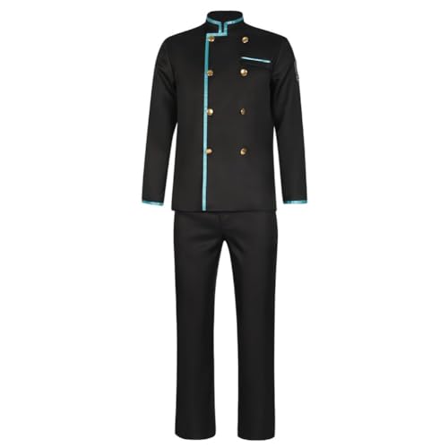 NOAFUNZO Blue Lock Cosplay Kostüm Bachira Meguru Cosplay Uniform Anzug Rin Itoshi Schule Outfits für Halloween (Rin Itoshi, XXL) von NOAFUNZO