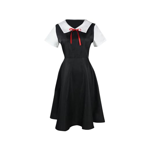 NOAFUNZO Kaguya-Sama: Love is War Shinomiya Kaguya Cosplay-Kostüm, Halloween-Outfit, Anime-Schuluniform, Kleid-Set für Damen (kurzärmelig, XS) von NOAFUNZO