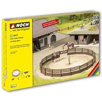 NOCH 66717 H0 micro-motion Reitplatz mit Pferde-Boxen von NOCH