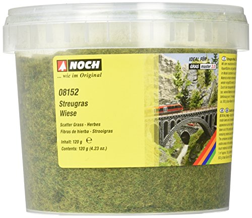 NOCH 8152 Noch 08152 Gras Wiese 120 g, farbig, S von Noch