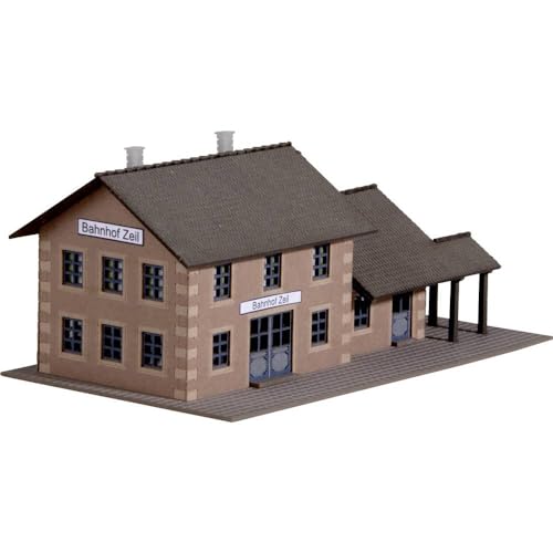 NOCH Bahnhof „Zeil“, realistisches Modellgebäude, 10,3 x 5,8 cm, perfekt für Spur Z Modelleisenbahnanlagen NOCH Bahnhof „Zeil“, realistisches Modellgebäude, 10,3 x 5,8 cm, perfekt für Spur Z Modelleisenbahnanlagen von NOCH