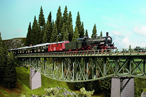 NOCH Brückenfahrbahn, gerade, Modellbahnzubehör mit Laser-Cut, 1-gleisig für H0 mit Brückenköpfen NOCH Brückenfahrbahn, gerade, Modellbahnzubehör mit Laser-Cut, 1-gleisig für H0 mit Brückenköpfen von NOCH