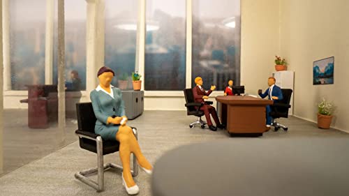 NOCH Figuren-Themenwelt „Büro“, Set mit Modellfiguren, Zubehör für Spur H0, perfekt für Modelleisenbahn und Dioramen NOCH Figuren-Themenwelt „Büro“, Set mit Modellfiguren, Zubehör für Spur H0, perfekt für Modelleisenbahn und Dioramen von NOCH