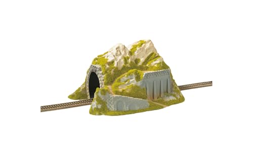 NOCH Tunnel, 1-gleisig mit Grautönen und Grüntönen, 34 x 25 cm für die Spurweite H0 als perfekte Ergänzung jeder Modellbahnanlage NOCH Tunnel, 1-gleisig mit Grautönen und Grüntönen, 34 x 25 cm für die Spurweite H0 als perfekte Ergänzung jeder Modellbahnanlage von NOCH