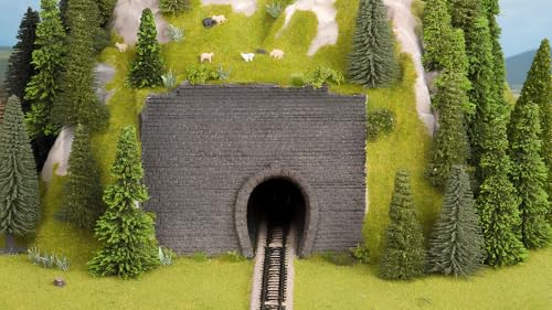 NOCH Vorsatz-Portal, Struktur-Hartschaum, 1-gleisig Tunnel-Portale, 9 x 7 cm, für Z & Oberleitung geeignet NOCH Vorsatz-Portal, Struktur-Hartschaum, 1-gleisig Tunnel-Portale, 9 x 7 cm, für Z & Oberleitung geeignet von NOCH