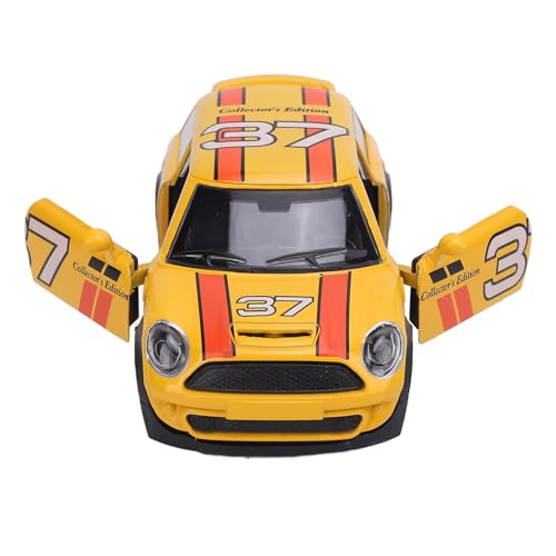 1:32 Alloy Race Car Model Spielzeug Tragbarer Spielzeugauto Kindern Car Ornament Bildungswagen für Kleinkinder Mädchen (Gelb) von NOENNULL