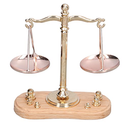 NOENNULL 1:12 Miniaturbilanzskala Retro Dollhouse Accessoires Exquisite Mini Messing Balance Scale für Dollhouse DIY Crafts Victorian Room Box Miniatur Display Sammlung NOENNULL 1:12 Miniaturbilanzskala Retro Dollhouse Accessoires Exquisite Mini Messing Balance Scale für Dollhouse DIY Crafts Victorian Room Box Miniatur Display Sammlung von NOENNULL