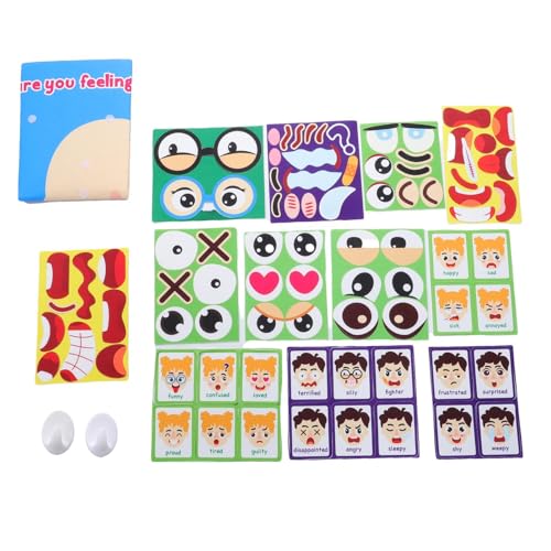 NOENNULL Aktivitäten für Soziale Emotionale Lernaktivitäten Spielzeug für Kinder, Lustige Gesichter Emotion Feeling Board mit 6 Haken und 40 Teilen, Autismus -sensorisches Spielzeug für NOENNULL Aktivitäten für Soziale Emotionale Lernaktivitäten Spielzeug für Kinder, Lustige Gesichter Emotion Feeling Board mit 6 Haken und 40 Teilen, Autismus -sensorisches Spielzeug für von NOENNULL