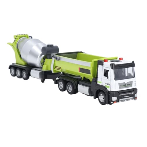 NOENNULL Alloy Construction Truck Toy Set - Muldenwagen- und Mixerfahrzeug für Kinder, Spielzeugautos für und Mädchen, 3+ Im Alter von 3+ (Grün) von NOENNULL