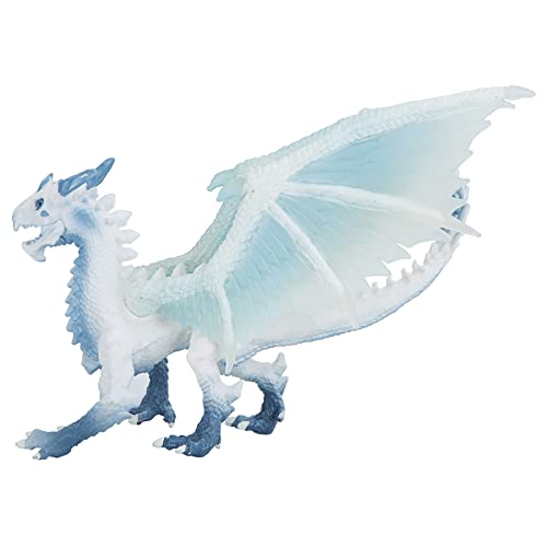 NOENNULL Drachenmodell Spielzeug Simulation Drachen Actionfigur Drachenfigur Modellsammlung Lernspielzeug Realistisches Handbemaltes Spielzeug Figurenmodell für (153 Eisdrache) von NOENNULL