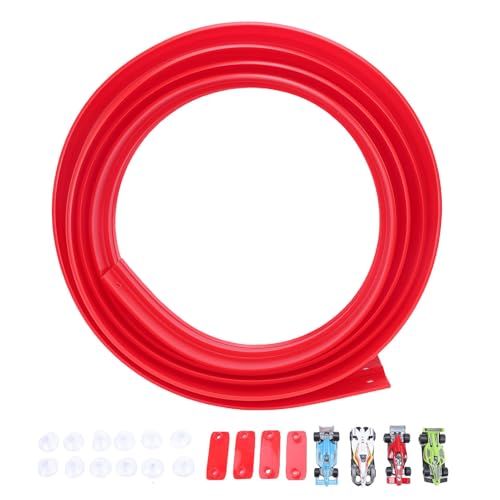 NOENNULL Flex Tracks Autospielzeug für Kinder, Trägheit der Schwerkraft mit Flexibilantrieb mit Saugnapfautos, Rollt für Einfache Lagerung auf NOENNULL Flex Tracks Autospielzeug für Kinder, Trägheit der Schwerkraft mit Flexibilantrieb mit Saugnapfautos, Rollt für Einfache Lagerung auf von NOENNULL
