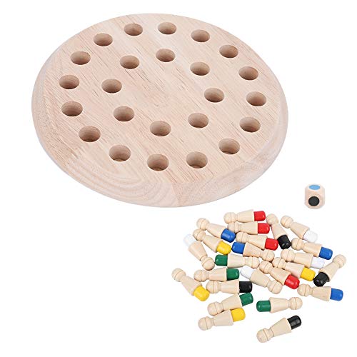 NOENNULL Hölzerne Speicher Matchstick Schachspielzeug Buntes Eltern -Kinder -Bildungsspiel für Kinder | Spielzeug des Gehirntrainings Lernen NOENNULL Hölzerne Speicher Matchstick Schachspielzeug Buntes Eltern -Kinder -Bildungsspiel für Kinder | Spielzeug des Gehirntrainings Lernen von NOENNULL
