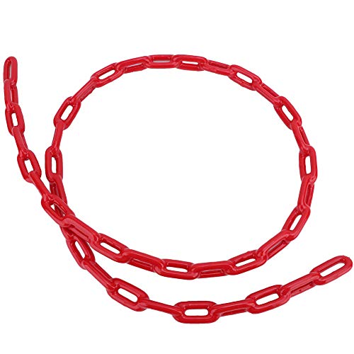 NOENNULL Schaukelgliederkette, 1,5 M, Outdoor-/Indoor-Spiel, Kunststoffbeschichtetes Eisen, Schaukelgliederkette (Rot) von NOENNULL