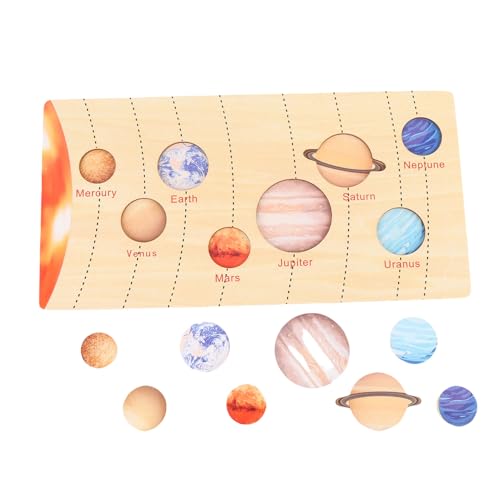 NOENNULL Solarsystemmodell Board - Pädagogische Bewegliche Planeten Spielzeug mit Rotierenden Umlaufbahnen, Vorschullernaktivitäten für Kinder NOENNULL Solarsystemmodell Board - Pädagogische Bewegliche Planeten Spielzeug mit Rotierenden Umlaufbahnen, Vorschullernaktivitäten für Kinder von NOENNULL