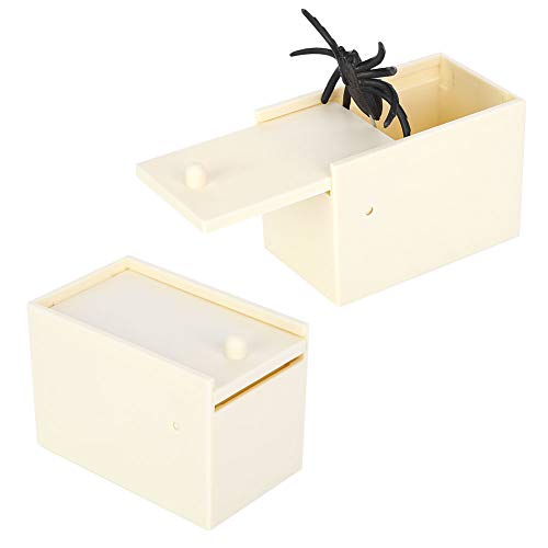 Simulation Fake Spider Box Lustiger Trick Streich Spielzeug für Halloween Aprilscherz von NOENNULL