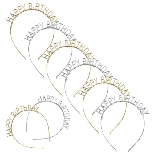 NOLITOY 10st Zum Geburtstag Stirnband Geburtstagsfeier Kopfbedeckung Urlaub Stirnbänder Haarband Stirnbänder Für Geburtstagsfeiern Geburtstagsstirnbänder Für Erwachsene von NOLITOY