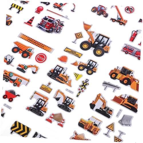 NOLITOY 12 Stück Teiliges Baustellenfahrzeug Sticker Set für Jungen und Mädchen Bunte Aufkleber mit Bagger Lastwagen und Bulldozer Vielseitig Einsetzbar Papier und Langlebig und Einfach NOLITOY 12 Stück Teiliges Baustellenfahrzeug Sticker Set für Jungen und Mädchen Bunte Aufkleber mit Bagger Lastwagen und Bulldozer Vielseitig Einsetzbar Papier und Langlebig und Einfach von NOLITOY