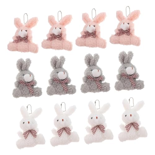 NOLITOY 12 Stück Teiliges Flauschige Plüsch Kaninchen Schlüsselanhänger Niedliche Bunny Ornamente Leicht und Tragbar für Taschen Rucksäcke und Geschenkideen bei Zufällige Farbe NOLITOY 12 Stück Teiliges Flauschige Plüsch Kaninchen Schlüsselanhänger Niedliche Bunny Ornamente Leicht und Tragbar für Taschen Rucksäcke und Geschenkideen bei Zufällige Farbe von NOLITOY