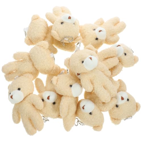 NOLITOY 12 Stück Teiliges Mini Bär Anhänger Weiche Stofftier Deko Kreative Bär Puppe Schlüsselanhänger für Taschen Rucksäcke DIY Bastelprojekte Niedliche Geschenkideen NOLITOY 12 Stück Teiliges Mini Bär Anhänger Weiche Stofftier Deko Kreative Bär Puppe Schlüsselanhänger für Taschen Rucksäcke DIY Bastelprojekte Niedliche Geschenkideen von NOLITOY
