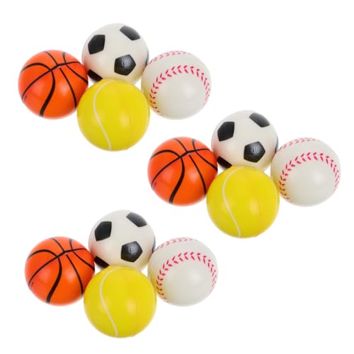 NOLITOY 12 Stück Weiche PU Schaumbälle Mini Sportbälle Basketball Fußball Baseball Vielseitige Stressbälle Elastisch für Partyspiele Handtraining und Kindergeburtstag NOLITOY 12 Stück Weiche PU Schaumbälle Mini Sportbälle Basketball Fußball Baseball Vielseitige Stressbälle Elastisch für Partyspiele Handtraining und Kindergeburtstag von NOLITOY