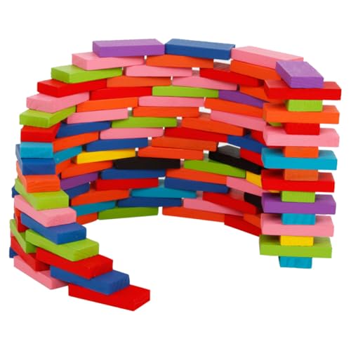 NOLITOY 120 Stück Teiliges Buntes Holz Sichere Kinderbausteine für Farberkennendes Lernspiel Pädagogisches Bauspielzeug für Mädchen und Jungen Fördert Zusammenarbeit und Frühe Bildung NOLITOY 120 Stück Teiliges Buntes Holz Sichere Kinderbausteine für Farberkennendes Lernspiel Pädagogisches Bauspielzeug für Mädchen und Jungen Fördert Zusammenarbeit und Frühe Bildung von NOLITOY