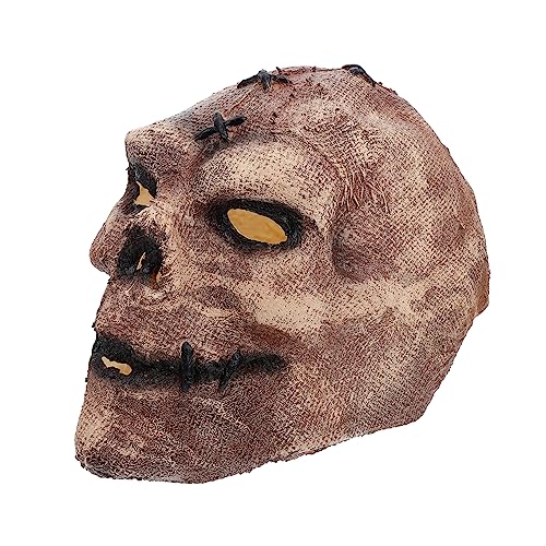 NOLITOY 1stk Vogels Cheuche Maske Halloween Hängende Wandverzierung Halloween-cosplay-gesichtsabdeckung Halloween-horror- Spukhaus Requisiten Vogelscheuche Emulsion Schädel von NOLITOY