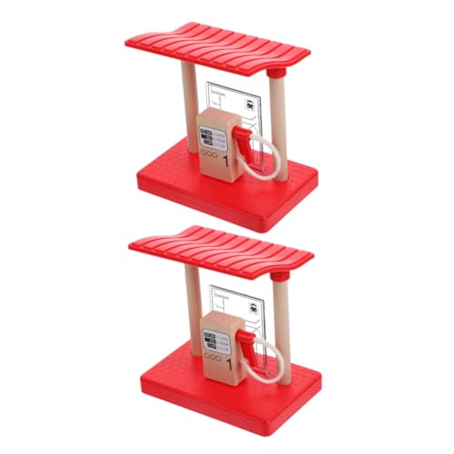 NOLITOY 2 Stück Holzeisenbahn Zubehör mit Gasstation und Straßenblock für Natürliches Holz Sicher und Robust Erweiterbar Fördert Motorische Fähigkeiten und Räumliche Vorstellungskraft NOLITOY 2 Stück Holzeisenbahn Zubehör mit Gasstation und Straßenblock für Natürliches Holz Sicher und Robust Erweiterbar Fördert Motorische Fähigkeiten und Räumliche Vorstellungskraft von NOLITOY