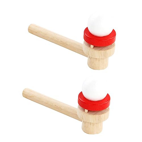 NOLITOY 2 Stück Schwebende Luftballspielzeuge aus Holz für Interaktives Atemtraining Bunte Suspendierte Bälle Geeignet für Drinnen und Draußen Pädagogisches Partyspiel NOLITOY 2 Stück Schwebende Luftballspielzeuge aus Holz für Interaktives Atemtraining Bunte Suspendierte Bälle Geeignet für Drinnen und Draußen Pädagogisches Partyspiel von NOLITOY