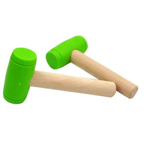 NOLITOY 2 Stück Teiliges Kinderwerkzeug Holzspielzeug Simulation Hammer in Grün Leichtes Greifkraft und Koordination für Jungen und Mädchen Ab Jahren NOLITOY 2 Stück Teiliges Kinderwerkzeug Holzspielzeug Simulation Hammer in Grün Leichtes Greifkraft und Koordination für Jungen und Mädchen Ab Jahren von NOLITOY