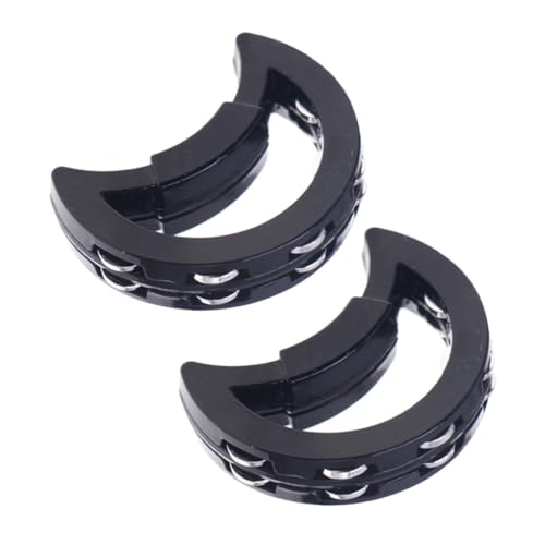 NOLITOY 2 Stück Teiliges Miniatur Handrassel Realistische Puppenhaus Musikinstrumente Kleine Tamburine für Kreative Detailgetreue Mini Schlaginstrumente als Weihnachtsbaumschmuck und NOLITOY 2 Stück Teiliges Miniatur Handrassel Realistische Puppenhaus Musikinstrumente Kleine Tamburine für Kreative Detailgetreue Mini Schlaginstrumente als Weihnachtsbaumschmuck und von NOLITOY