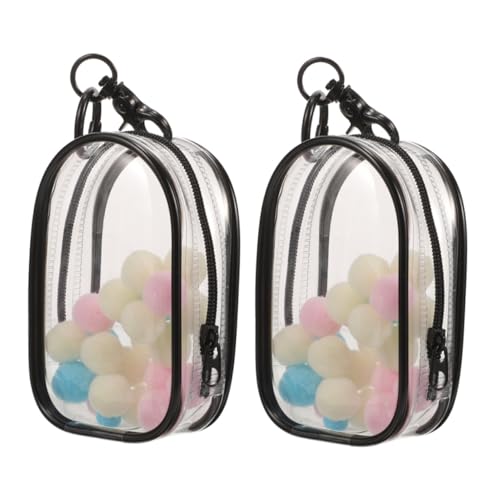 NOLITOY 2 Stück Transparente Puppen Display Tasche mit Schlüsselanhänger und Flauschigem Anhänger Kleine Aufbewahrungstasche für Sammelfiguren Tragbare Organizer hülle für Unterwegs Set NOLITOY 2 Stück Transparente Puppen Display Tasche mit Schlüsselanhänger und Flauschigem Anhänger Kleine Aufbewahrungstasche für Sammelfiguren Tragbare Organizer hülle für Unterwegs Set von NOLITOY