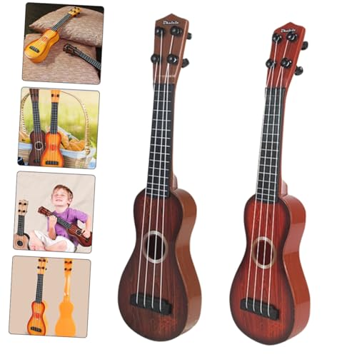 NOLITOY 2 Stück Ukulele aus Kindersicherem Kunststoff mit Saiten Bruchsicher Fingerfreundlich Pädagogisches Musikinstrument für Kleinkinder Frühe Musikalische und Zufällige Farbe NOLITOY 2 Stück Ukulele aus Kindersicherem Kunststoff mit Saiten Bruchsicher Fingerfreundlich Pädagogisches Musikinstrument für Kleinkinder Frühe Musikalische und Zufällige Farbe von NOLITOY