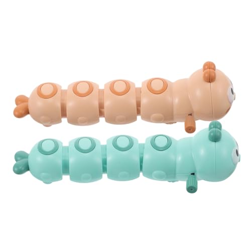 NOLITOY 2 Stück Wind Up Raupen Motorisches Bewegungsspielzeug für Ab Jahren Springend und Laufend Robustes Lernspielzeug Hand Auge Koordination und Motorischen Fähigkeiten NOLITOY 2 Stück Wind Up Raupen Motorisches Bewegungsspielzeug für Ab Jahren Springend und Laufend Robustes Lernspielzeug Hand Auge Koordination und Motorischen Fähigkeiten von NOLITOY