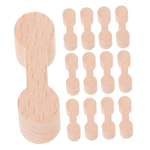 NOLITOY 20 Stück Teiliges Holzschienen Verbinderset Hundeknochenform Gleisverbinder für DIY Holzeisenbahn zur Kreativen Schienenerweiterung und Feinmotorikförderung bei Kindern NOLITOY 20 Stück Teiliges Holzschienen Verbinderset Hundeknochenform Gleisverbinder für DIY Holzeisenbahn zur Kreativen Schienenerweiterung und Feinmotorikförderung bei Kindern von NOLITOY