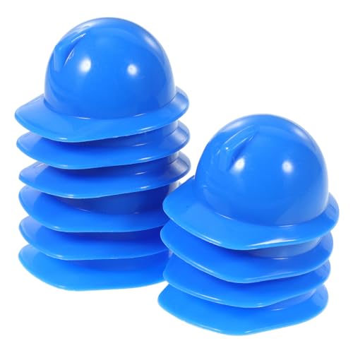 NOLITOY 20 Stück Teiliges Miniatur Sicherheitshelm Mini Bauhelm Modell Blaue Puppen und Haustier Dekoration Vielseitiger Cake Topper und Bastelzubehör für Party und DIY NOLITOY 20 Stück Teiliges Miniatur Sicherheitshelm Mini Bauhelm Modell Blaue Puppen und Haustier Dekoration Vielseitiger Cake Topper und Bastelzubehör für Party und DIY von NOLITOY