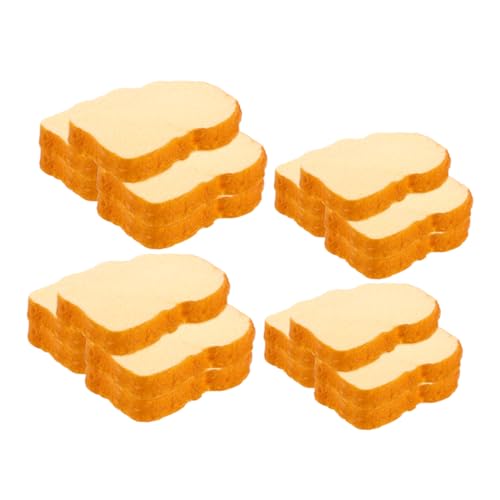 NOLITOY 20 Stück Teiliges Realistisches Simulationsbrot Künstliche Toastscheiben Naturgetreu Gestaltete Brotscheiben für Puppenhaus Dekoration Fotografie und Kreative Sammlungen NOLITOY 20 Stück Teiliges Realistisches Simulationsbrot Künstliche Toastscheiben Naturgetreu Gestaltete Brotscheiben für Puppenhaus Dekoration Fotografie und Kreative Sammlungen von NOLITOY