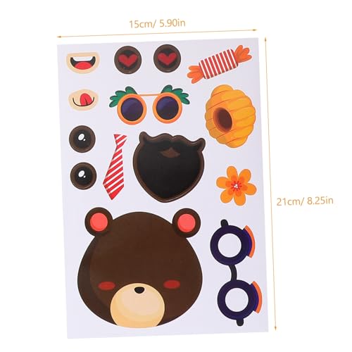 NOLITOY 24 Blatt Selbstklebende Tierpuzzle Aufkleber Teiliges DIY Belohnungsset mit Starken Haftung Ablösbar Bunte Cartoon Sticker für Schule Basteln und Heimdekoration NOLITOY 24 Blatt Selbstklebende Tierpuzzle Aufkleber Teiliges DIY Belohnungsset mit Starken Haftung Ablösbar Bunte Cartoon Sticker für Schule Basteln und Heimdekoration von NOLITOY