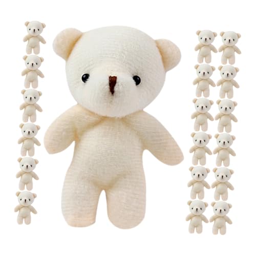 NOLITOY 24 Stück Teiliges Mini Bär Anhänger Weiches Plüsch Kuscheltier Schlüsselanhänger Niedliche Kleine Bären Deko Langlebiges Material als Schlüsselbund Accessoire und Taschenanhänger NOLITOY 24 Stück Teiliges Mini Bär Anhänger Weiches Plüsch Kuscheltier Schlüsselanhänger Niedliche Kleine Bären Deko Langlebiges Material als Schlüsselbund Accessoire und Taschenanhänger von NOLITOY
