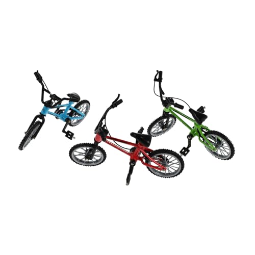 NOLITOY 3 Sätze Mini Finger Bike aus Bewegliche Pedale und Räder Robustes Fingerspielzeug für Fingerfertigkeit und Kreativität Farbenfrohe Miniatur Fahrräder in Rot Blau Grün NOLITOY 3 Sätze Mini Finger Bike aus Bewegliche Pedale und Räder Robustes Fingerspielzeug für Fingerfertigkeit und Kreativität Farbenfrohe Miniatur Fahrräder in Rot Blau Grün von NOLITOY