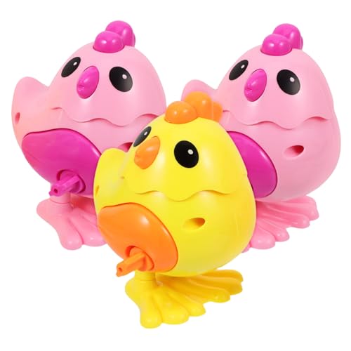 NOLITOY 3 Stück Teiliges Aufziehspielzeug Wind Up Tiere Hüpfende Küken Lernspielzeug für Bunte Kunststofffiguren für Geburtstag und Spielspaß zu Hause Zufällige Farbe Zufällige Farbe NOLITOY 3 Stück Teiliges Aufziehspielzeug Wind Up Tiere Hüpfende Küken Lernspielzeug für Bunte Kunststofffiguren für Geburtstag und Spielspaß zu Hause Zufällige Farbe Zufällige Farbe von NOLITOY