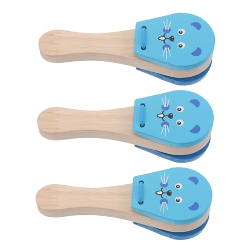 NOLITOY 3 Stück Teiliges Holzklappern mit Maus Motiv Traditionelle Hand Castagnetten für Kleinkinder Orff Instrumente Frühen Musikalischen Hand Auge Koordination NOLITOY 3 Stück Teiliges Holzklappern mit Maus Motiv Traditionelle Hand Castagnetten für Kleinkinder Orff Instrumente Frühen Musikalischen Hand Auge Koordination von NOLITOY